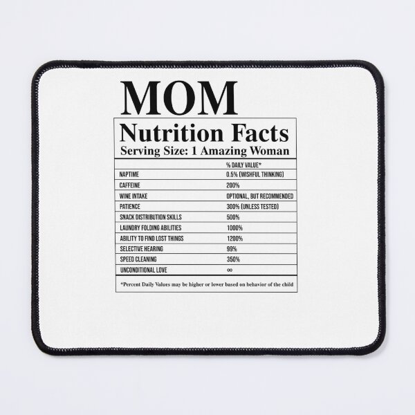 Item preview, Mom Nutrition Facts designed and sold by krystalRomanart.
