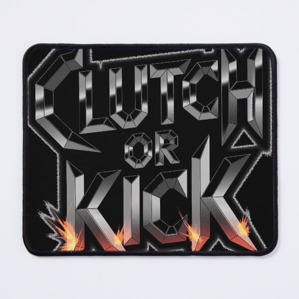Item preview, Clutch or Kick - Aggressive Heavy Metal Gamer Typography designed and sold by Thompika.