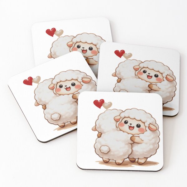 Item preview, The Warmest Hug : Little Fat Sheep Friends designed and sold by Sophia1914Tw.