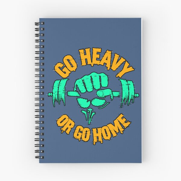 Item preview, Go Heavy Or Go Home Lift Heavy Gym Bro Powerlifting designed and sold by AstronautMerch.