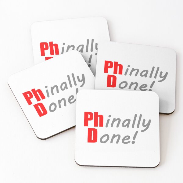 Item preview, PhD - Phinally Done Funny PhD Graduation Gifts for Students Finally Done with Doctorate designed and sold by merkraht.