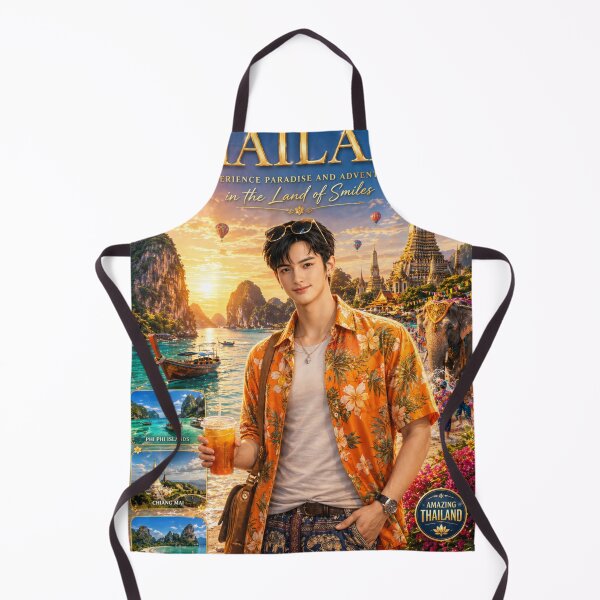 Item preview, Welcome to Thailand Tropical Paradise Travel Poster | Phi Phi Islands Krabi Chiang Mai Wall Art designed and sold by Inkora-Art.