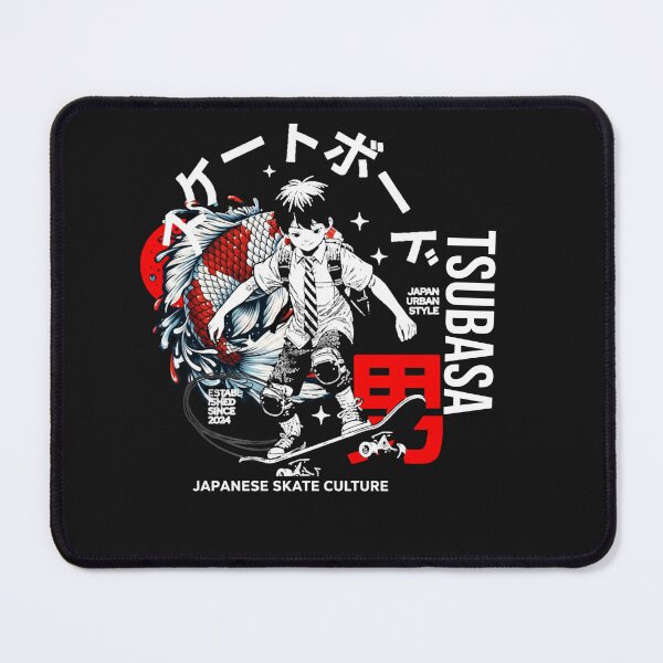 Item preview, Japanese Skater Boy Koi Fish Urban Street Style designed and sold by Tsugraf Designs.