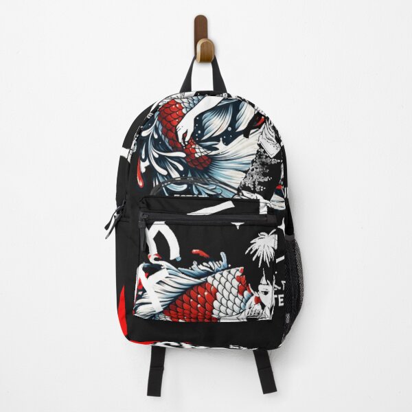 Item preview, Japanese Skater Boy Koi Fish Urban Street Style designed and sold by Tsugraf Designs.