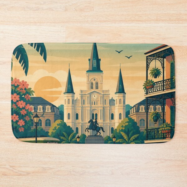 Item preview, New Orleans Louisiana Travel Poster designed and sold by MatthewHeights.