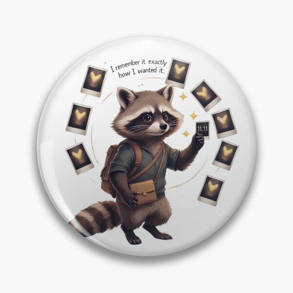 Item preview, I Remember Exactly 11 11 Cute Raccoon Woodland Nursery Art designed and sold by AQUILAKREO.