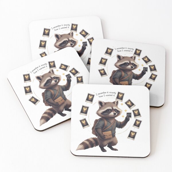 Item preview, I Remember Exactly 11 11 Cute Raccoon Woodland Nursery Art designed and sold by AQUILAKREO.