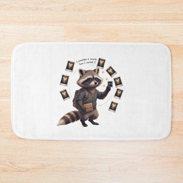 Item preview, I Remember Exactly 11 11 Cute Raccoon Woodland Nursery Art designed and sold by AQUILAKREO.