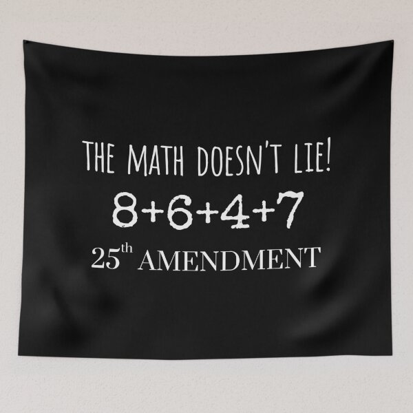 Item preview, Anti-Trump 8647 = 25th Amendment, Political Protest, Activist designed and sold by toongstudio.