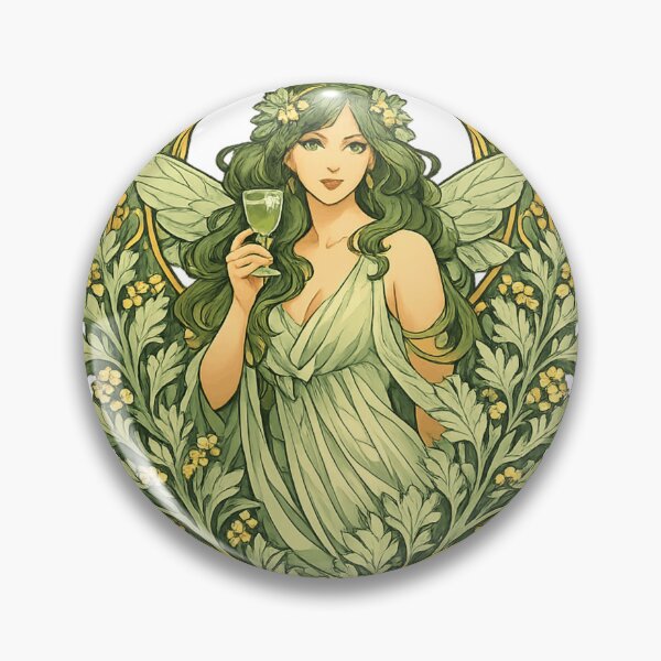 Item preview, Art Nouveau Absinthe Fairy - Vintage  designed and sold by Retro Mood Co.