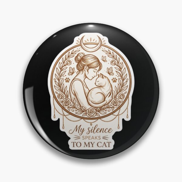 Item preview, My Silence Speaks To My Cat Shirt – Emotional Support Cat Lover Gift – Introvert Quiet Life Quote designed and sold by Safe Haven Pets.