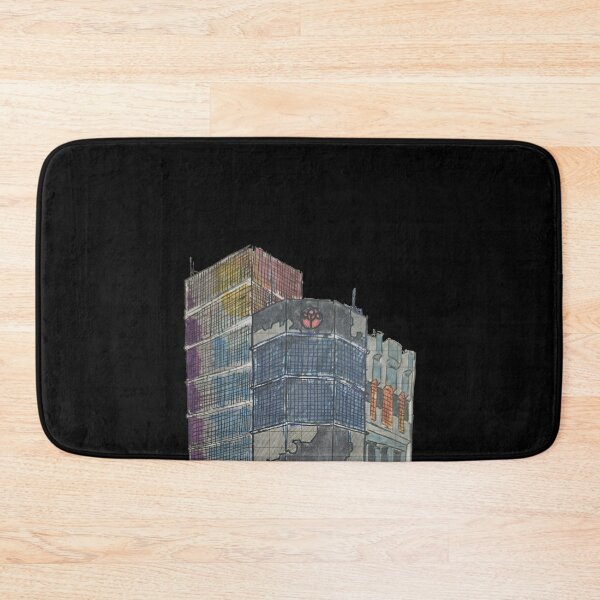 Item preview, Abstract City Building Hand Drawn Original Art designed and sold by UnrealShopKelko.