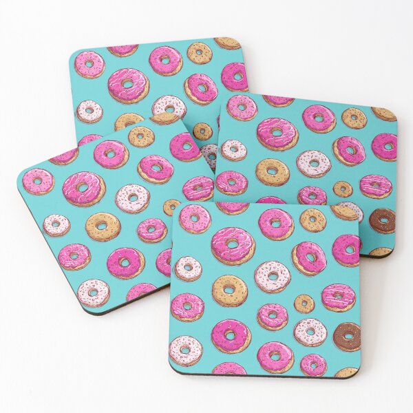 Item preview, Sweet Pink Donut Sprinkles Pattern Foodie Lover designed and sold by NicolasGlowArt.