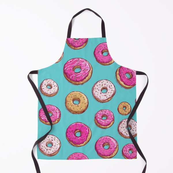 Item preview, Sweet Pink Donut Sprinkles Pattern Foodie Lover designed and sold by NicolasGlowArt.