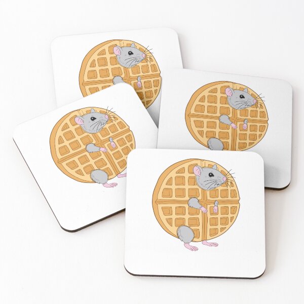 Item preview, Breakfast Club Rat Waffle designed and sold by krystalRomanart.