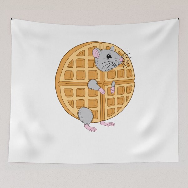 Item preview, Breakfast Club Rat Waffle designed and sold by krystalRomanart.
