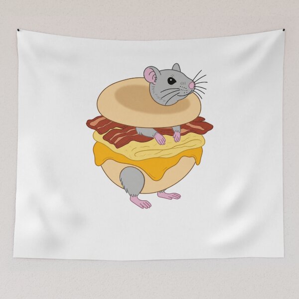 Item preview, Breakfast Club Rat Sandwich designed and sold by krystalRomanart.