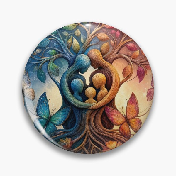 Item preview, Colorful Tree Of Life Art designed and sold by InkNovaLab.