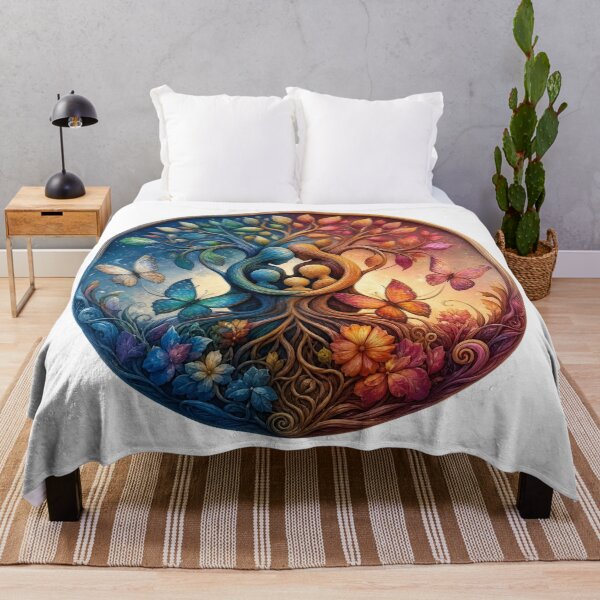 Item preview, Colorful Tree Of Life Art designed and sold by InkNovaLab.