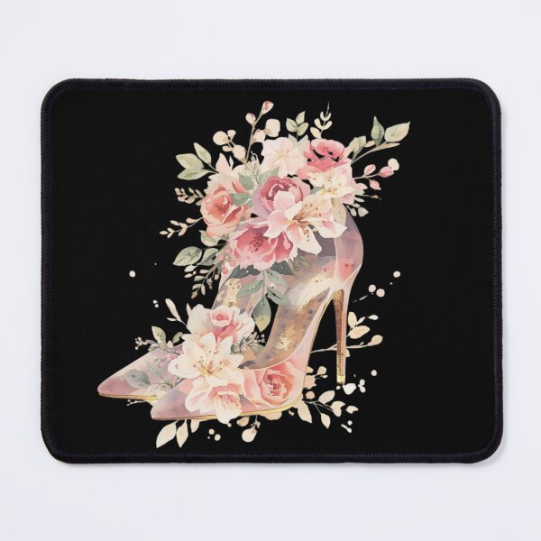Item preview, Grace In Every Step Feminine Heels Floral Elegant Design designed and sold by YourTrendyTees.