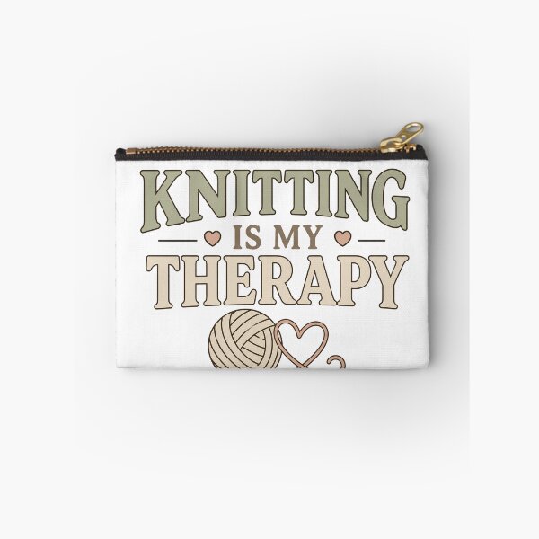 Item preview, Knitting Is My Therapy designed and sold by EastEndTownie.