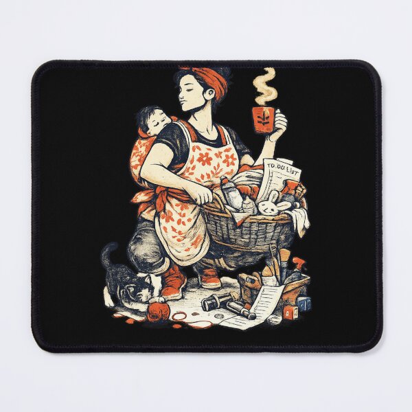 Item preview, Hardworking Mom Vintage Mothers' Day Design designed and sold by Studio Umbra.