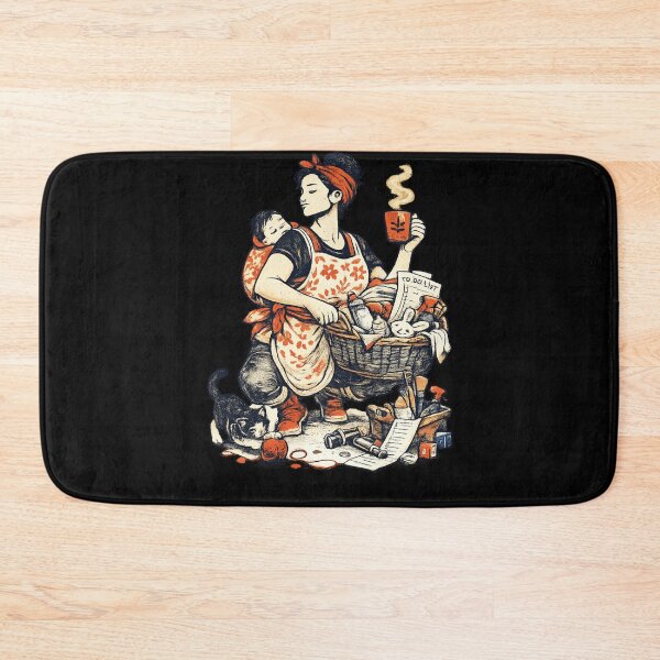 Item preview, Hardworking Mom Vintage Mothers' Day Design designed and sold by Studio Umbra.