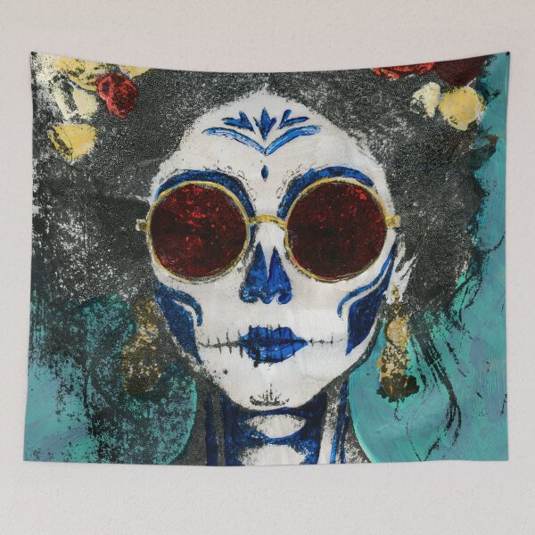 Item preview, La Catrina Te Mira designed and sold by ElvisSantanaArt.