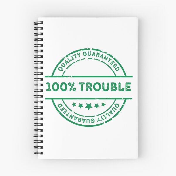 Item preview, 100% Trouble t-shirts, stickers and stuff designed and sold by Smallfish1274.