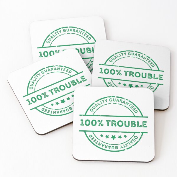 Item preview, 100% Trouble t-shirts, stickers and stuff designed and sold by Smallfish1274.