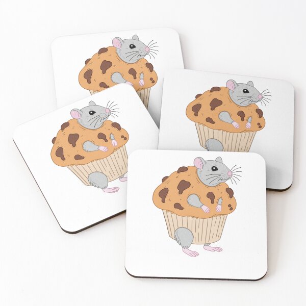 Item preview, Breakfast Club Rat Muffin designed and sold by krystalRomanart.