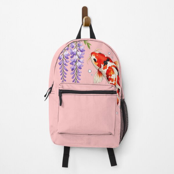 Item preview, Japanese Koi Fish and Purple Wisteria Zen Art designed and sold by SakuraMarket26.