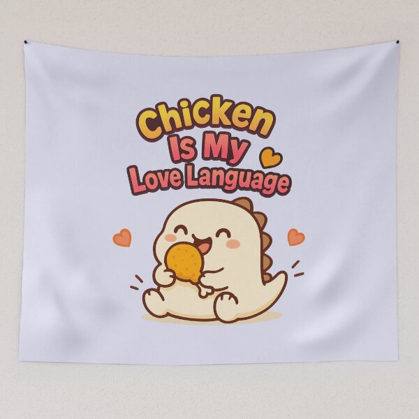 Item preview, Love Me Like You Love Chicken designed and sold by Wobble Studio.