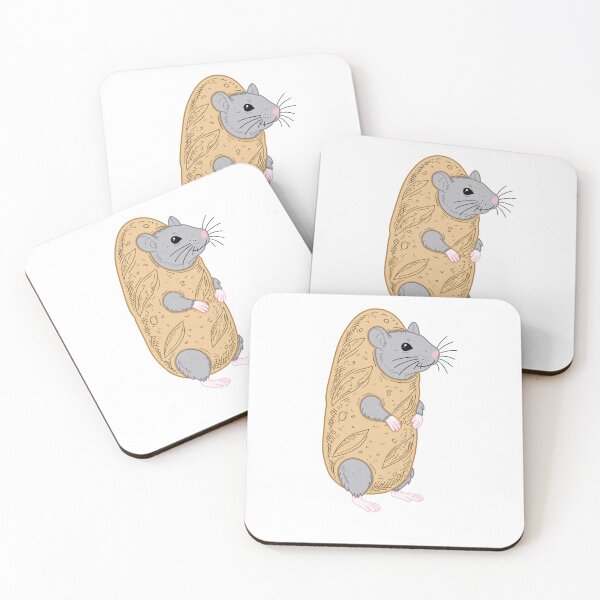 Item preview, Breakfast Club Rat Baguette designed and sold by krystalRomanart.