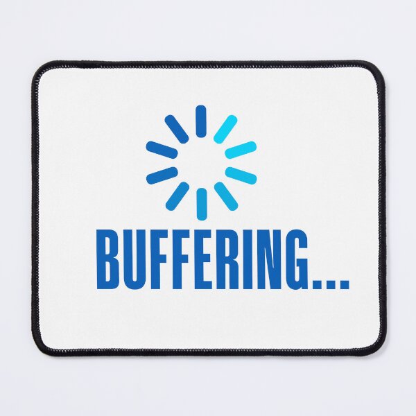 Item preview, Buffering... Blue Meme Typography designed and sold by Memes N Lore .