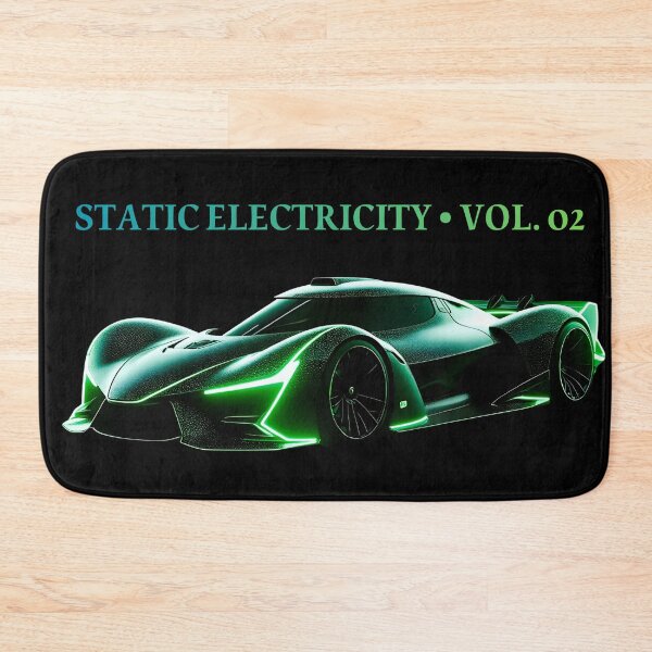 Item preview,  Static Electricity Vol. 02 - Emerald Neon Supercar Perspective View designed and sold by Grandeur Aesthetics.