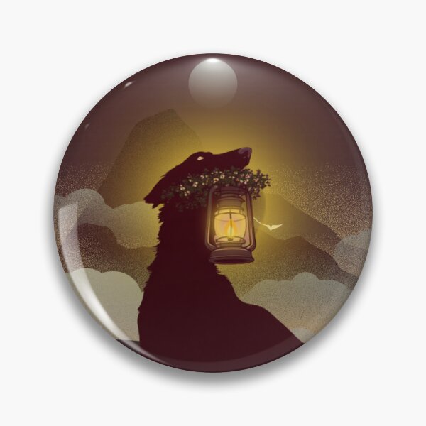 Item preview, Borzoi holding a Lantern at night designed and sold by mooncakekaro.