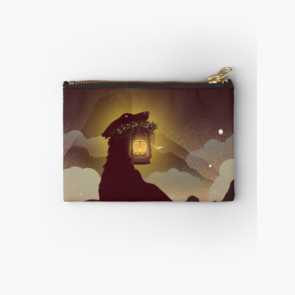 Item preview, Borzoi holding a Lantern at night designed and sold by mooncakekaro.