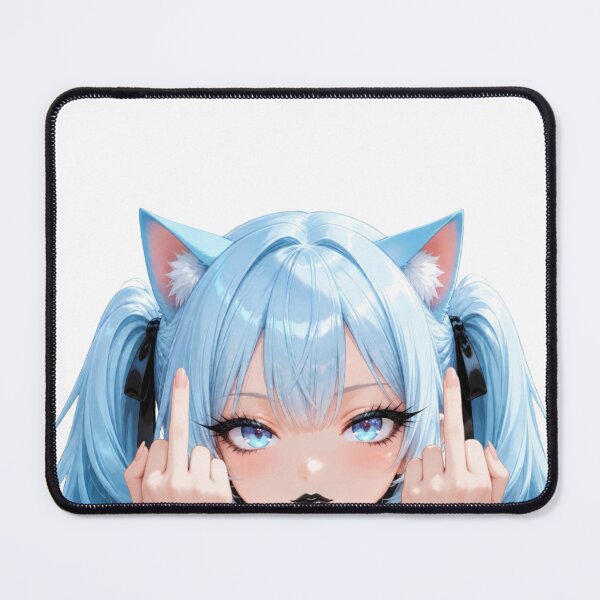 Item preview, Pina Punk Cat Bad Attitude Peeker Sticker designed and sold by otakaijin.