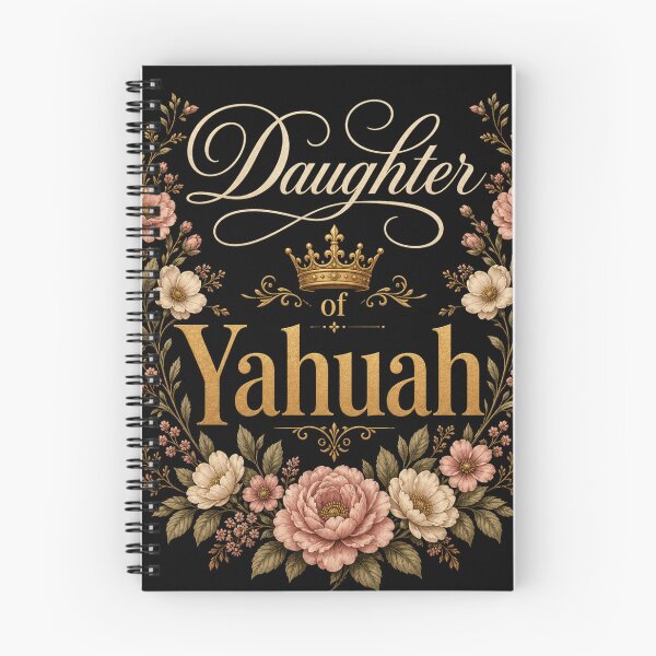 Item preview, Daughter of YAHUAH Rose Set-Apart T-Shirt, Hebrew Faith Apparel Gift, Biblical Woman Floral Graphic Tee designed and sold by Maravillio.