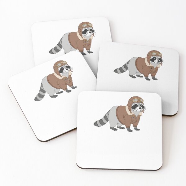 Item preview, Pilot Raccoon designed and sold by krystalRomanart.