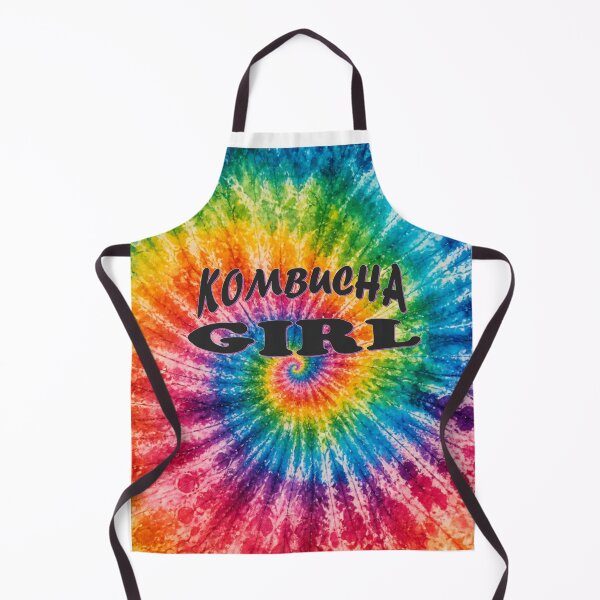 Item preview, Tie‑Dye Kombucha Girl – Colorful Retro Aesthetic Design for Stickers & Apparel designed and sold by shorethings.