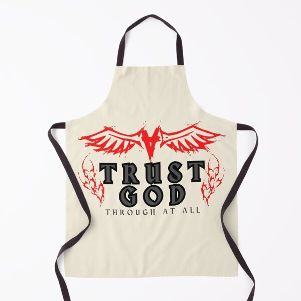 Item preview, Trust God Through It All – Inspirational Christian Faith Quote Typography designed and sold by FaithVerseDesigns.