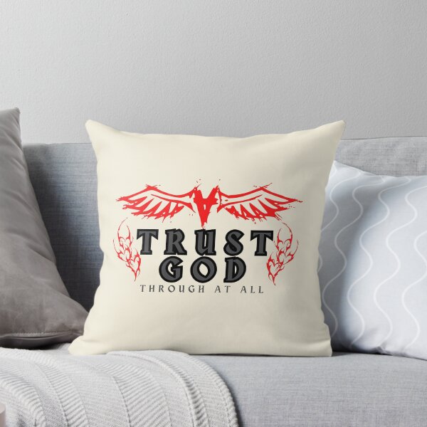 Item preview, Trust God Through It All – Inspirational Christian Faith Quote Typography designed and sold by FaithVerseDesigns.