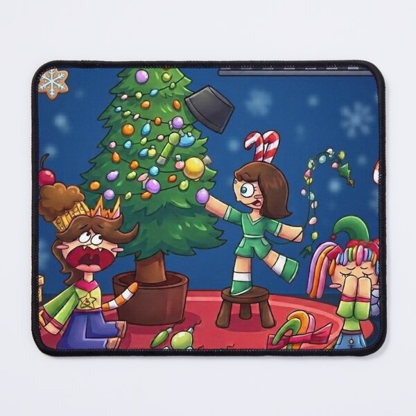 Item preview, Funny Christmas is Cancelled Chibi Characters Sticker designed and sold by Jullie999.