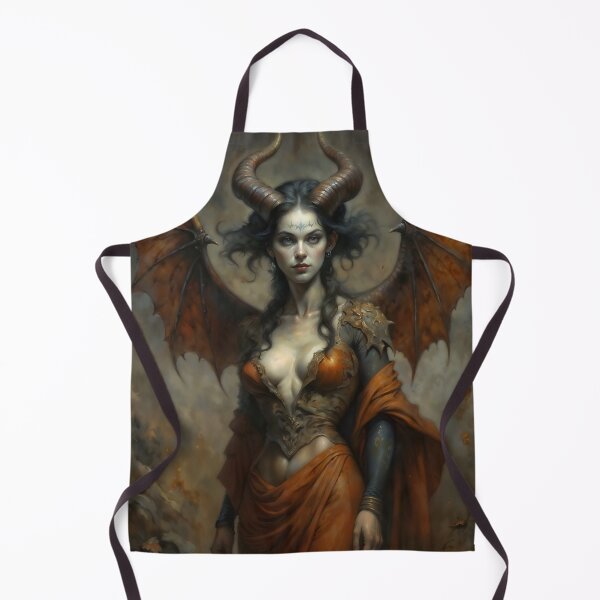Item preview, Succubus Demon Queen With Bat Wings Art designed and sold by DarkHolyQueen.