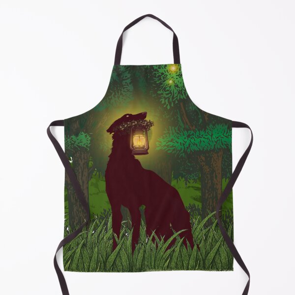 Item preview, Copy of Borzoi holding a Lantern at night designed and sold by mooncakekaro.