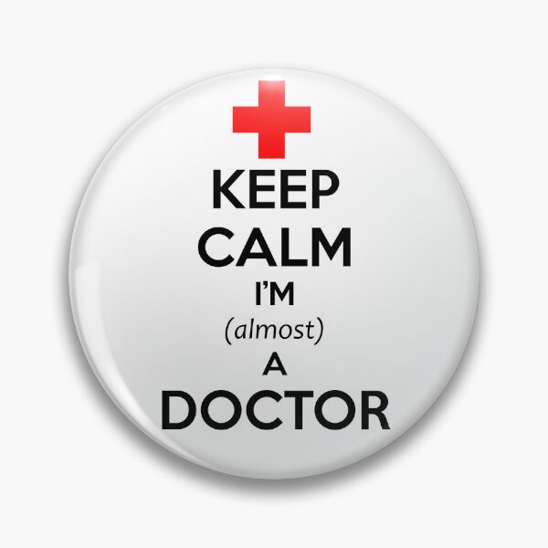 Item preview, Medical Student - Keep Calm I'm Almost a Doctor Funny Gifts for Med School Students & Graduation for Future MD designed and sold by merkraht.