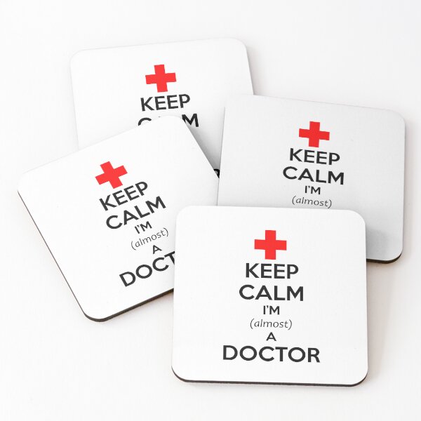 Item preview, Medical Student - Keep Calm I'm Almost a Doctor Funny Gifts for Med School Students & Graduation for Future MD designed and sold by merkraht.