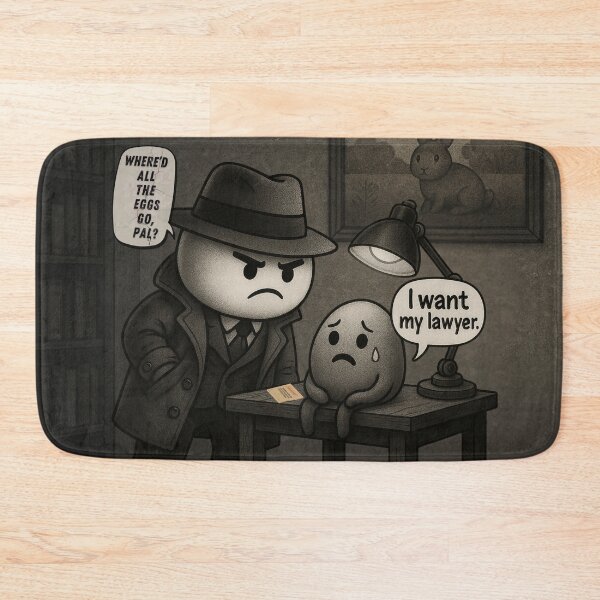 Item preview, Yolk Under Interrogation designed and sold by Wobble Studio.